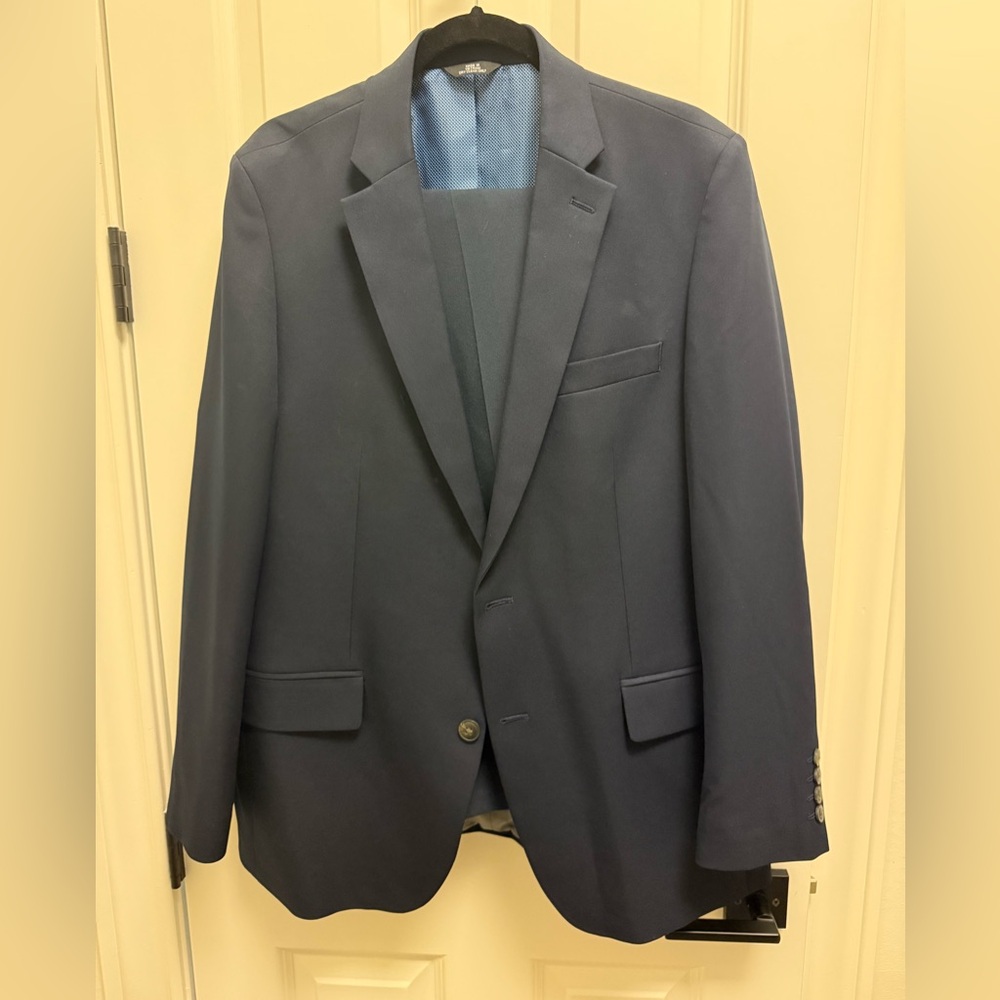 Haggar Two-Tone Blue Blazer